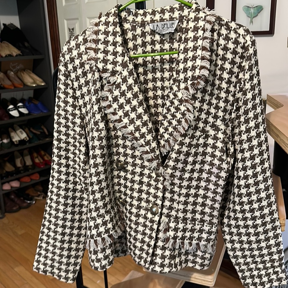 Vintage unlined light blazer size M #0122